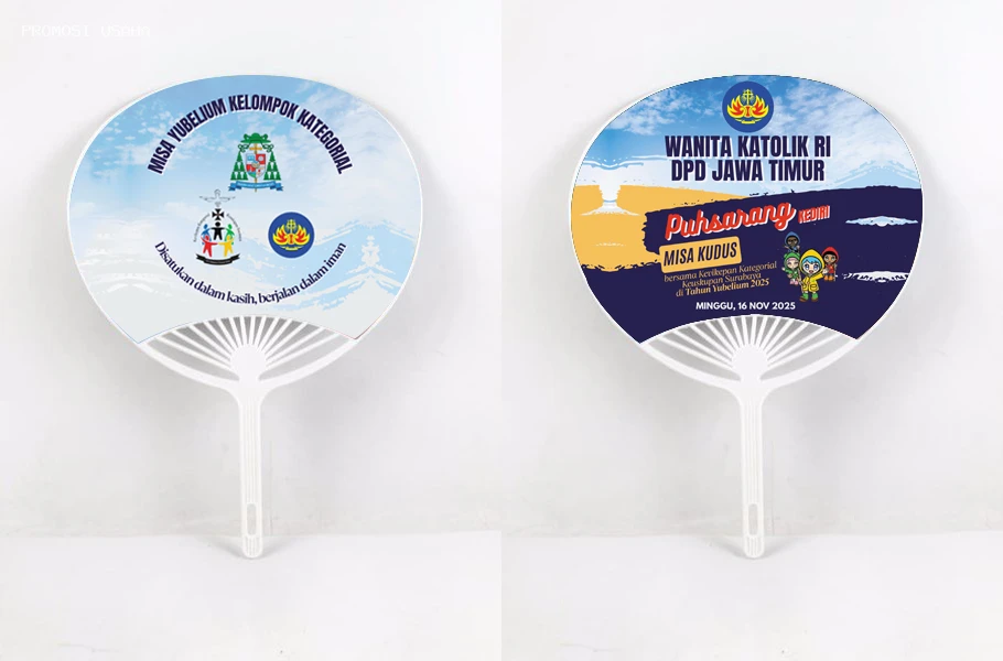 Detail Foto Jasa Pembuatan Souvenir Kipas Tangan Promosi Surabaya